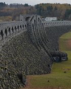 Foto Staumauer Talsperre Klingenberg